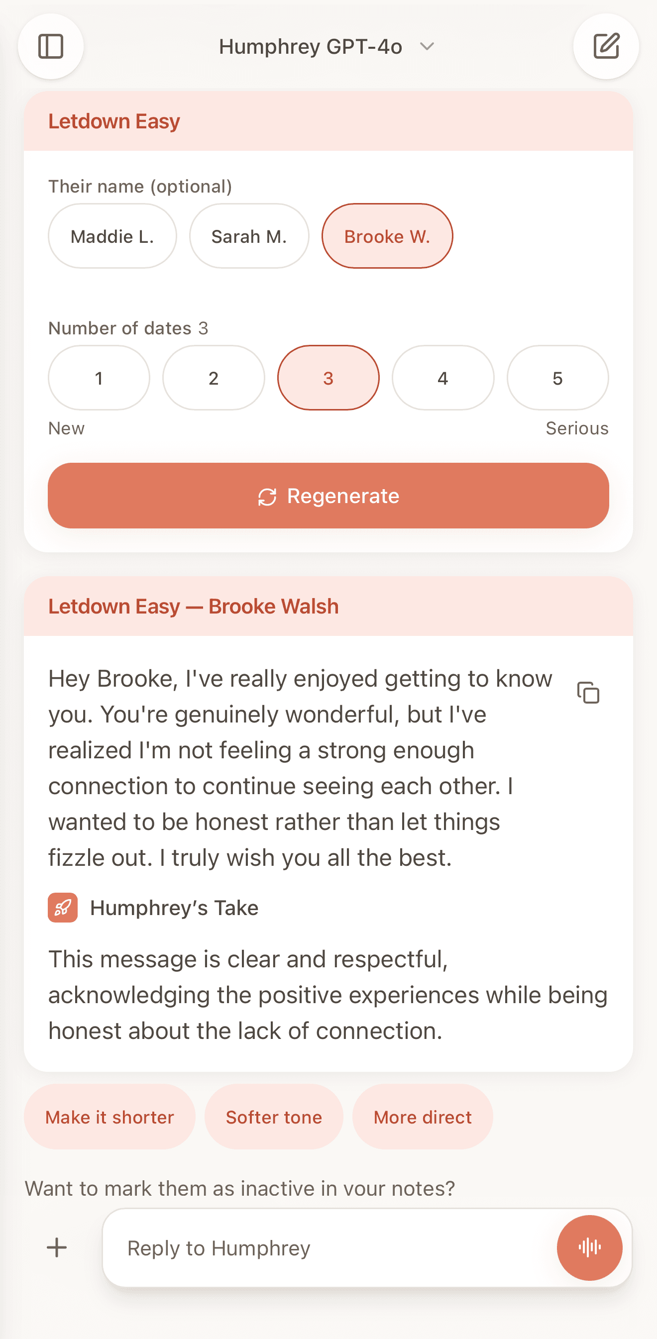 No Ghosting Required